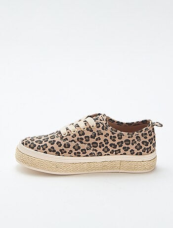 Scarpe da ginnastica basse con suola in corda
