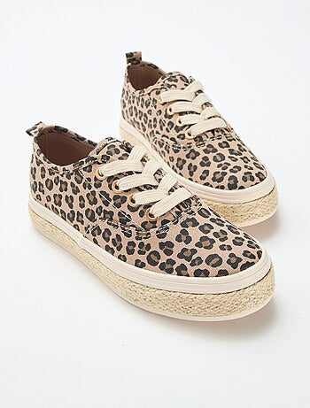 Scarpe da ginnastica basse con suola in corda