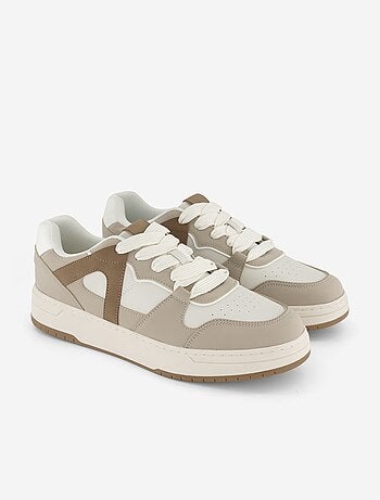 Scarpe da ginnastica basse in similpelle