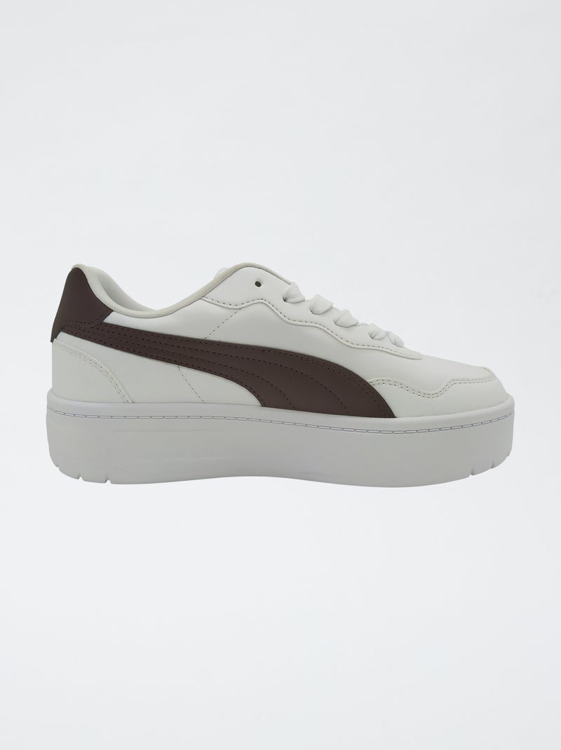 Scarpe da ginnastica basse \'Puma\' con stampa leopardata Bianco - Kiabi