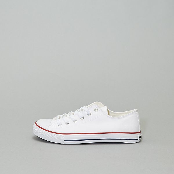 scarpe basse in tela