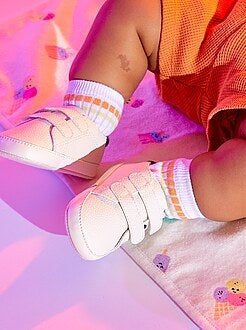 Scarpe da ginnastica bicolori a strappo - Kiabi