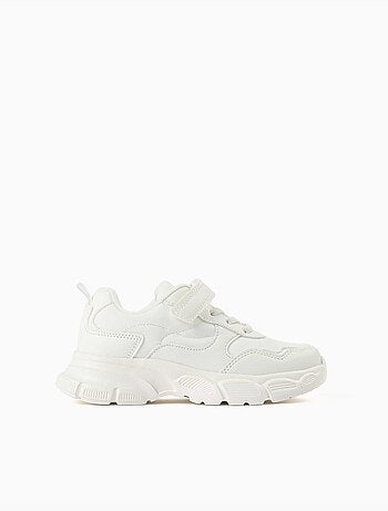 Scarpe da ginnastica chunky in doppio tessuto con fodera in rete