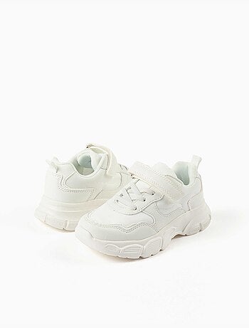 Scarpe da ginnastica chunky in doppio tessuto con fodera in rete