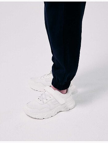 Scarpe da ginnastica chunky in doppio tessuto con fodera in rete