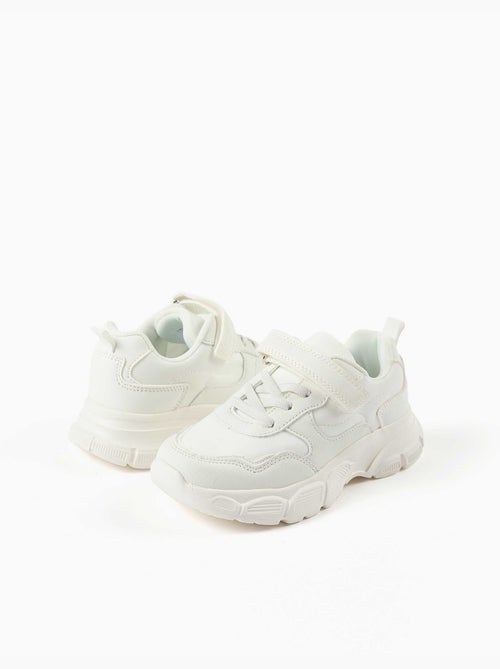 Scarpe da ginnastica chunky in doppio tessuto con fodera in rete - Kiabi Scarpe da ginnastica chunky in doppio tessuto con fodera in rete - Kiabi