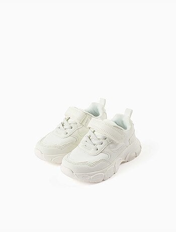 Scarpe da ginnastica chunky in doppio tessuto con fodera in rete