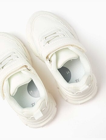 Scarpe da ginnastica chunky in doppio tessuto con fodera in rete