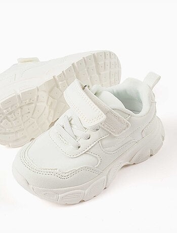 Scarpe da ginnastica chunky in doppio tessuto con fodera in rete