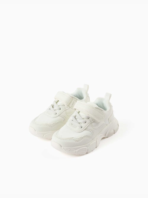 Scarpe da ginnastica chunky in doppio tessuto con fodera in rete - Kiabi