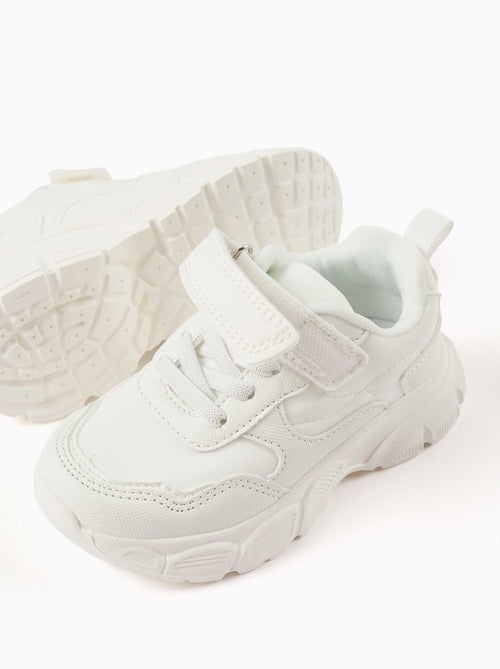 Scarpe da ginnastica chunky in doppio tessuto con fodera in rete - Kiabi
