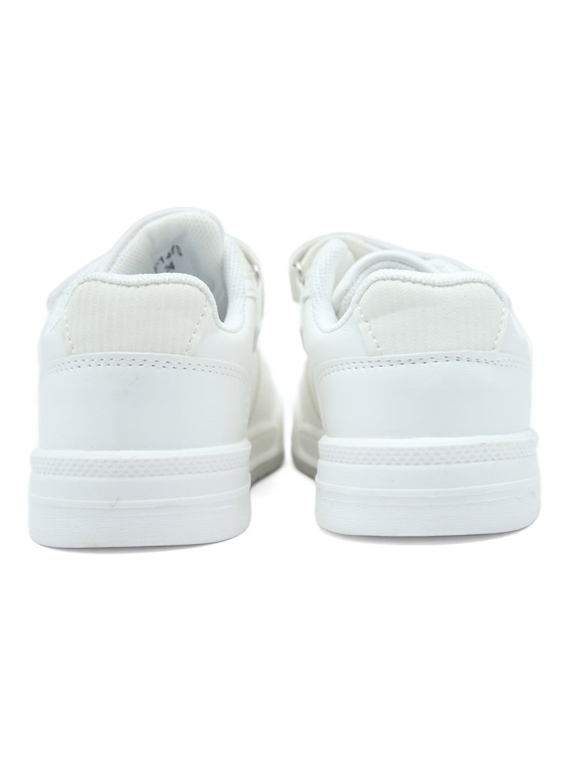 Scarpe da ginnastica cinturino incrociato Bianco - Kiabi