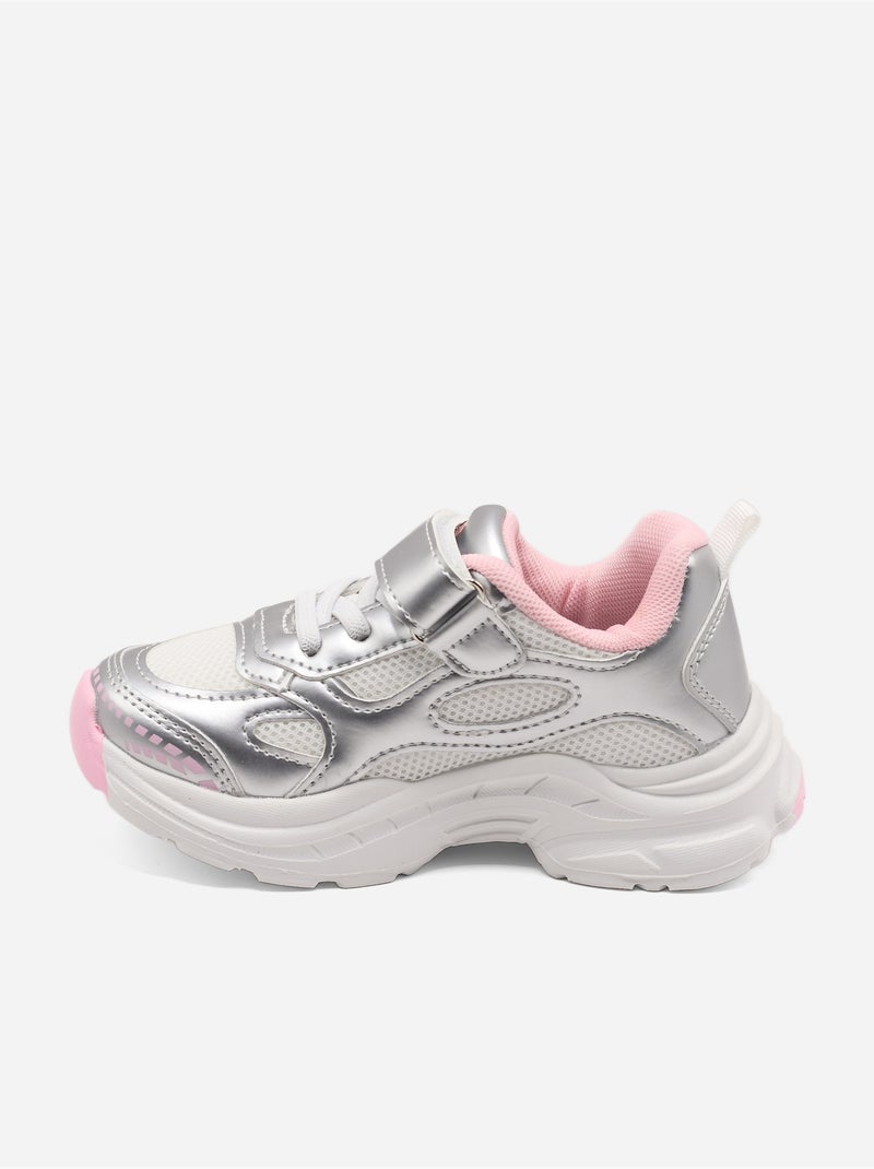 Scarpe da ginnastica cinturino incrociato Rosa - Kiabi