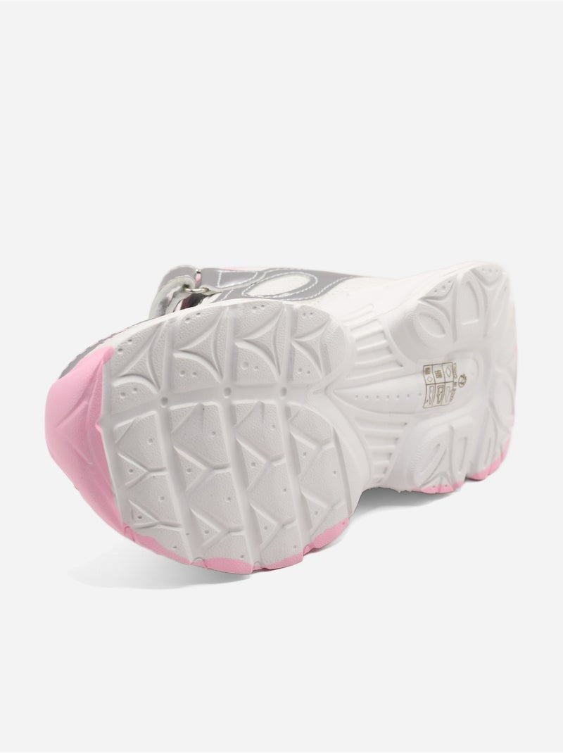 Scarpe da ginnastica cinturino incrociato Rosa - Kiabi