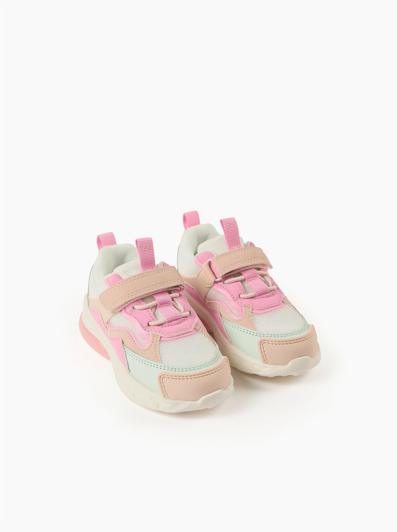 Scarpe da ginnastica combinate con luci superlight runner Rosa - Kiabi