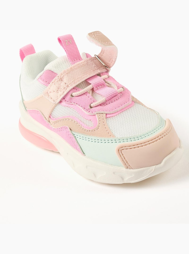 Scarpe da ginnastica combinate con luci superlight runner Rosa - Kiabi