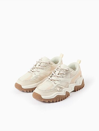 Scarpe da ginnastica combinati con laces e chunky sole