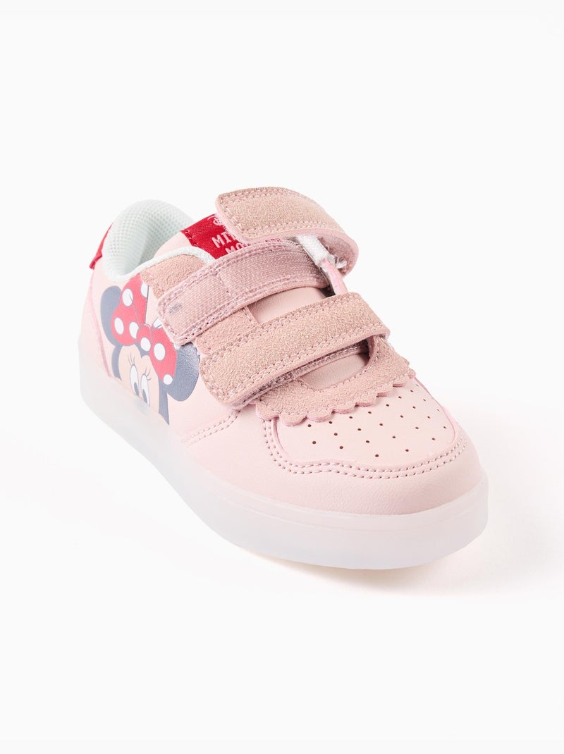 Scarpe da ginnastica combinati con luci con minnie Rosa chiaro - Kiabi