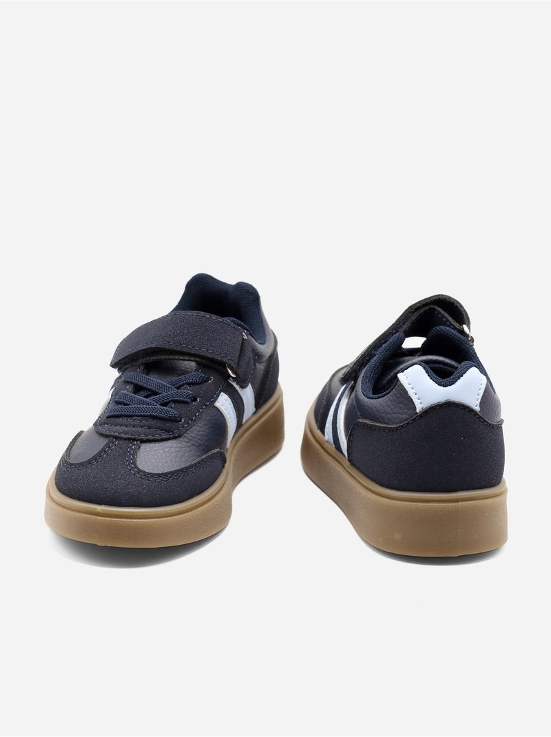 Scarpe da ginnastica con chiusura a velcro Blu scuro - Kiabi