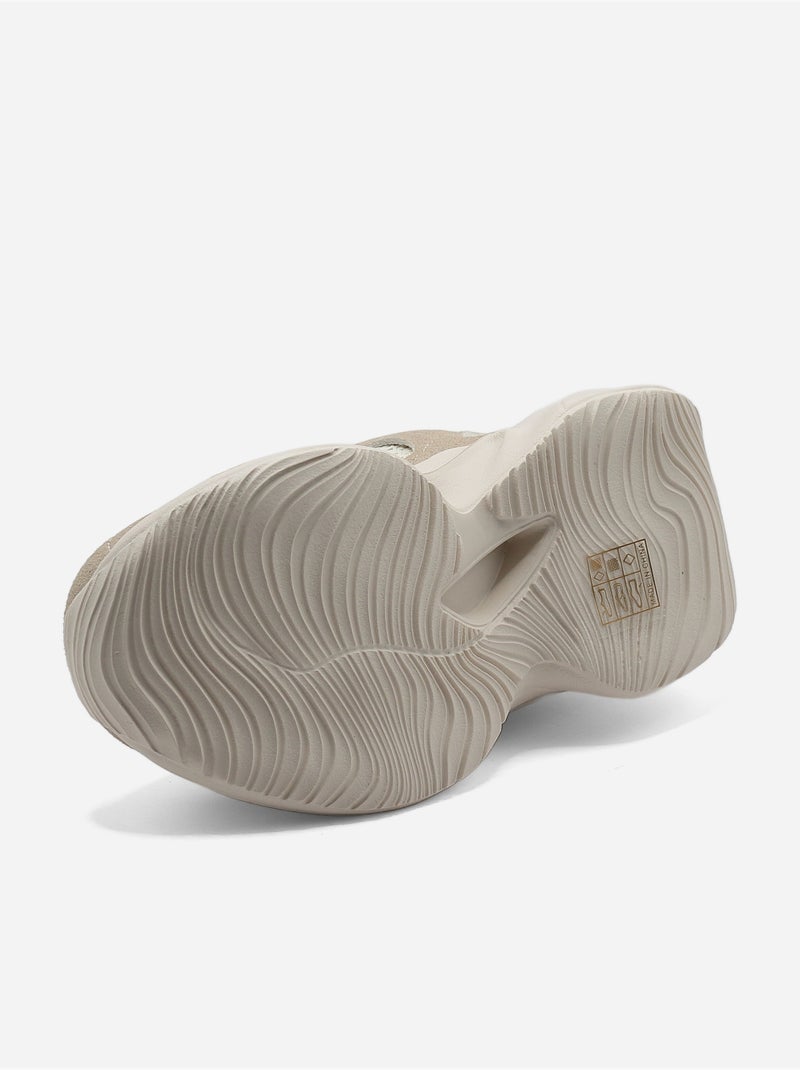 Scarpe da ginnastica con chiusura a velcro Crema - Kiabi