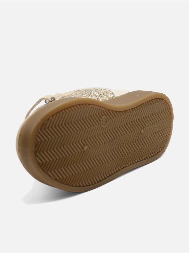 Scarpe da ginnastica con chiusura a velcro Crema - Kiabi