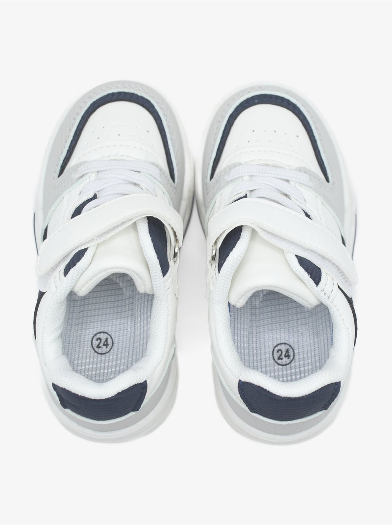 Scarpe da ginnastica con chiusura a velcro Grigio - Kiabi