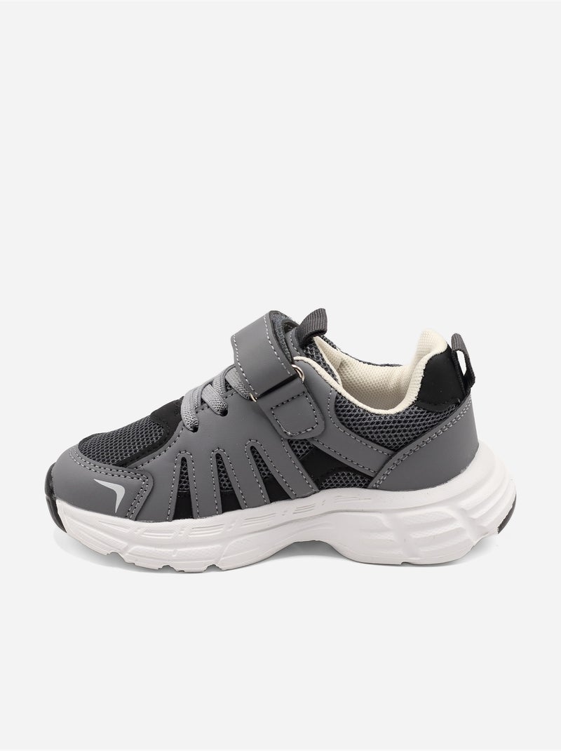 Scarpe da ginnastica con chiusura a velcro Grigio - Kiabi