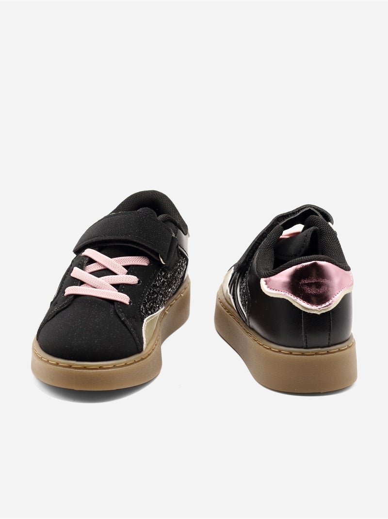 Scarpe da ginnastica con chiusura a velcro Nero - Kiabi