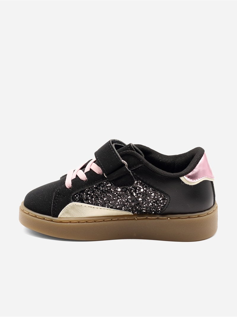 Scarpe da ginnastica con chiusura a velcro Nero - Kiabi