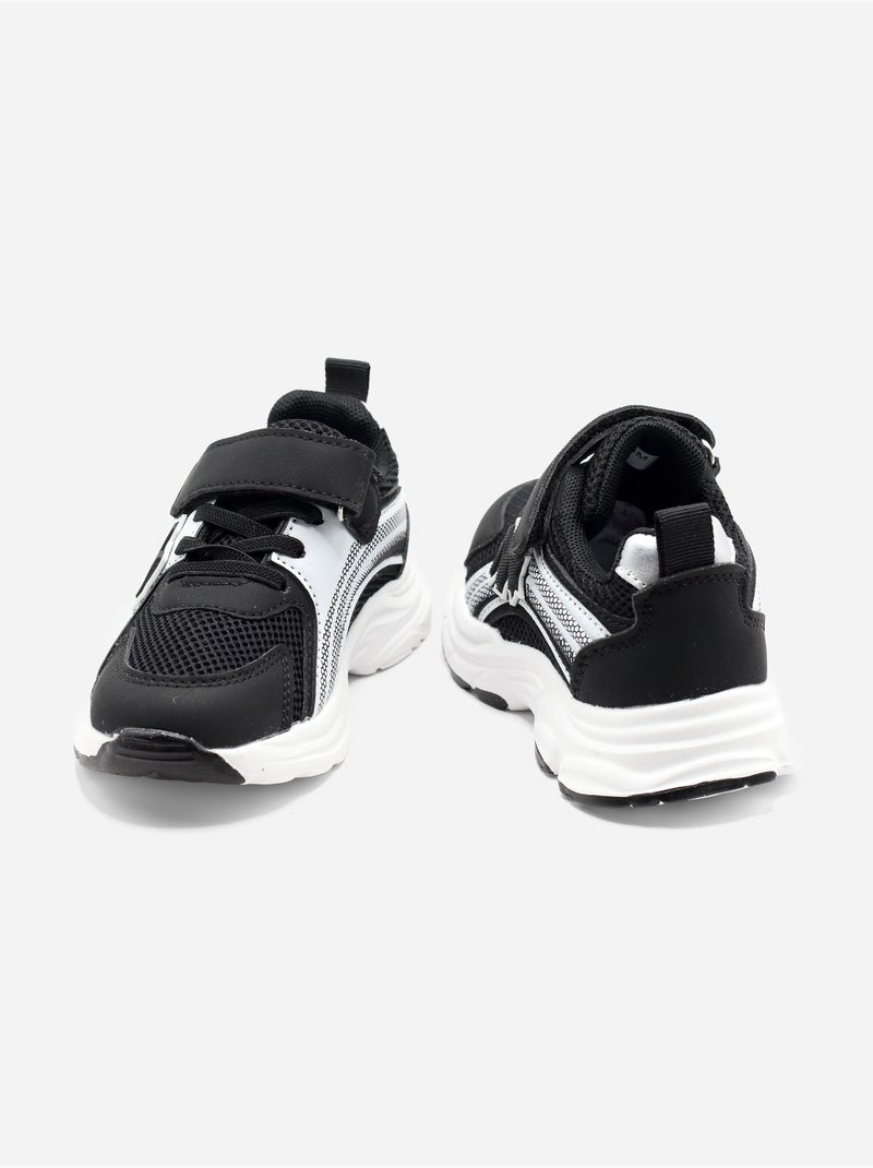 Scarpe da ginnastica con chiusura a velcro Nero - Kiabi