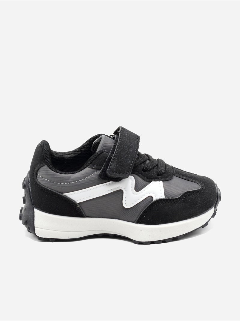 Scarpe da ginnastica con chiusura a velcro Nero - Kiabi
