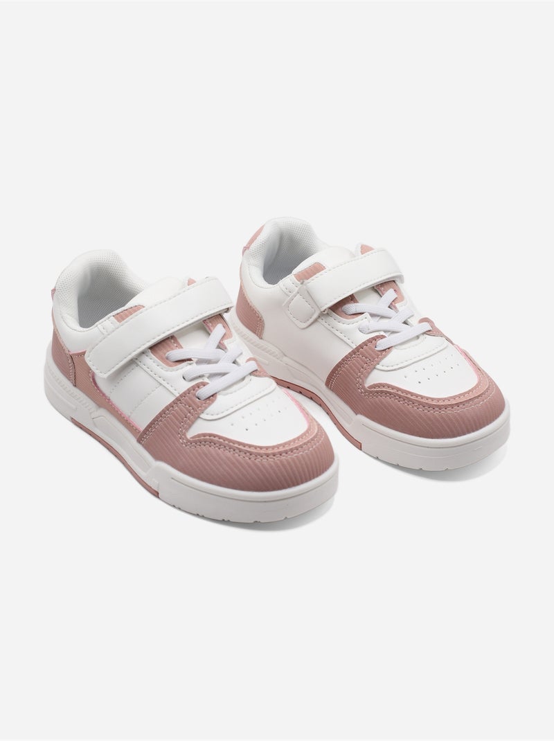 Scarpe da ginnastica con chiusura a velcro Rosa - Kiabi