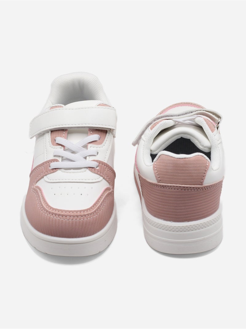 Scarpe da ginnastica con chiusura a velcro Rosa - Kiabi