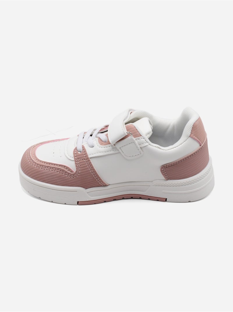 Scarpe da ginnastica con chiusura a velcro Rosa - Kiabi