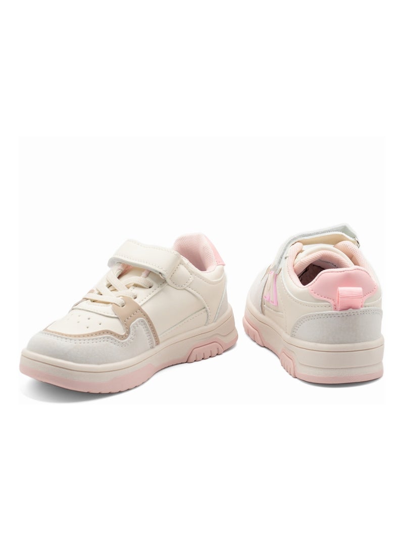 Scarpe da ginnastica con chiusura a velcro Rosa - Kiabi