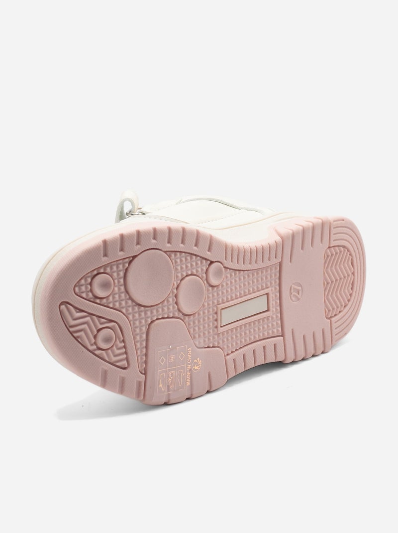Scarpe da ginnastica con chiusura a velcro Rosa - Kiabi