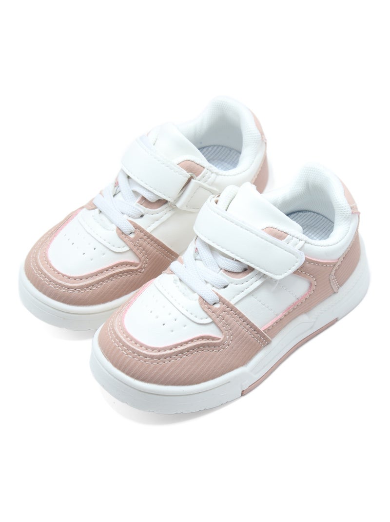 Scarpe da ginnastica con chiusura a velcro Rosa - Kiabi