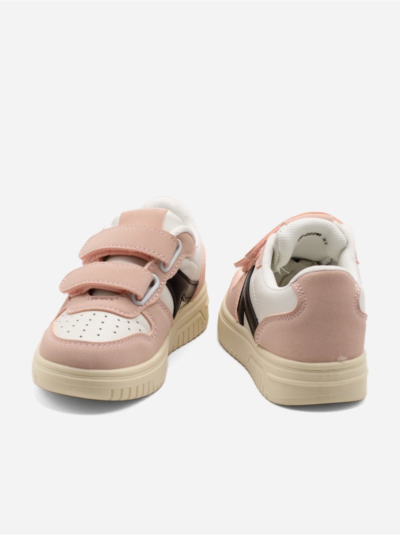 Scarpe da ginnastica con chiusura a velcro Rosa - Kiabi