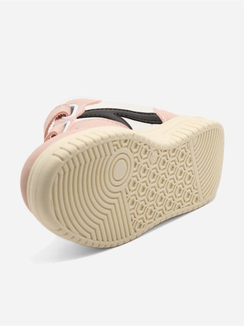 Scarpe da ginnastica con chiusura a velcro Rosa - Kiabi