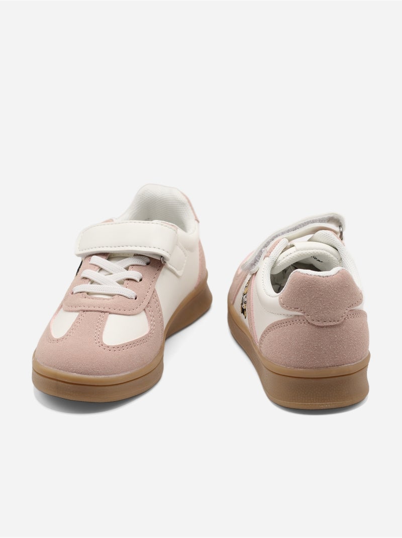 Scarpe da ginnastica con chiusura a velcro Rosa - Kiabi