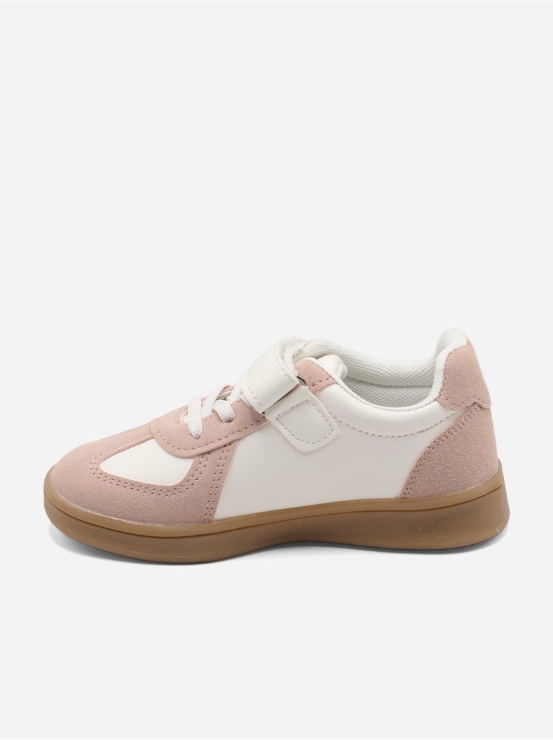 Scarpe da ginnastica con chiusura a velcro Rosa - Kiabi