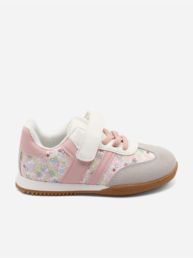 Scarpe da ginnastica con chiusura a velcro Rosa - Kiabi