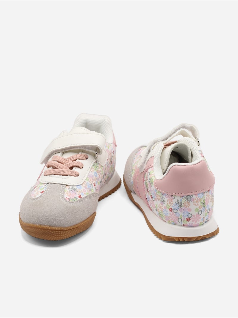 Scarpe da ginnastica con chiusura a velcro Rosa - Kiabi