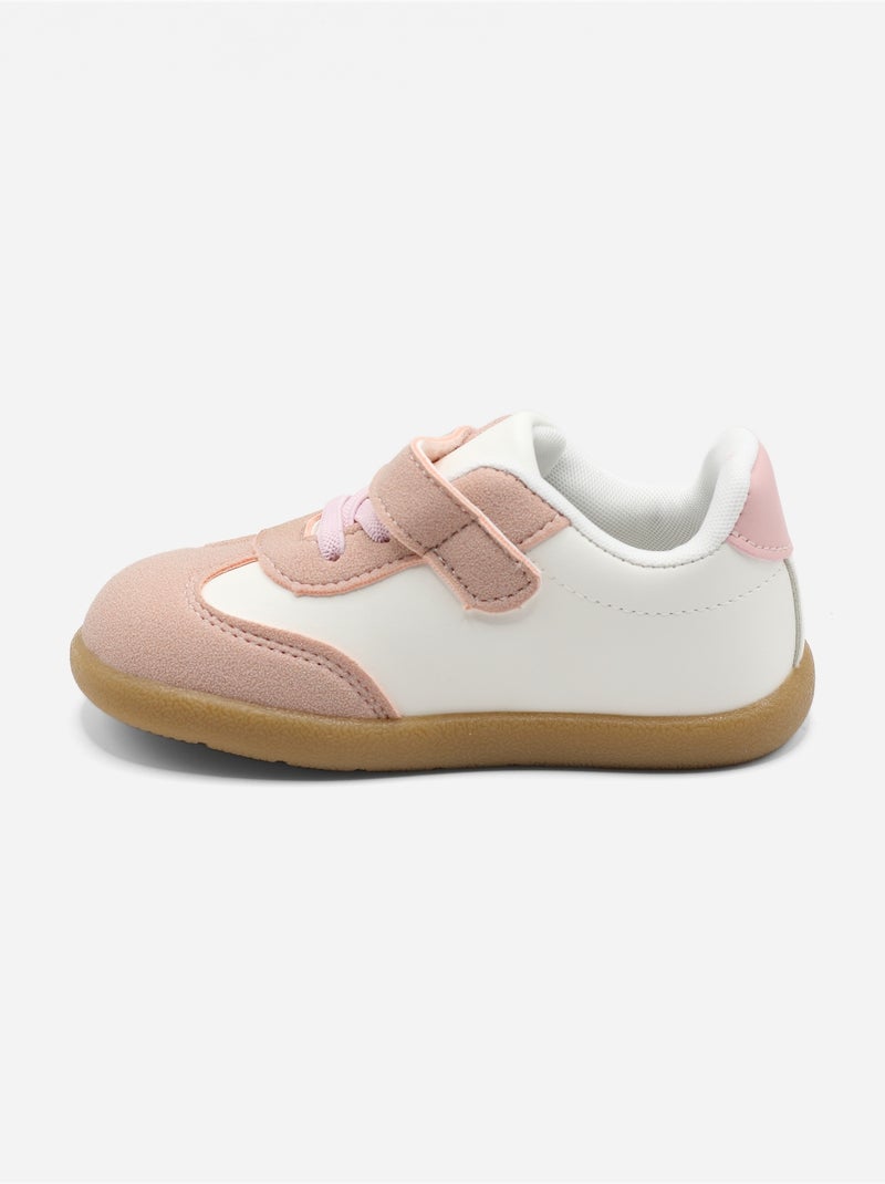 Scarpe da ginnastica con chiusura a velcro Rosa - Kiabi