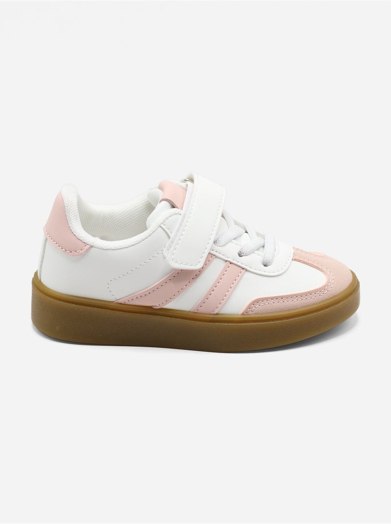 Scarpe da ginnastica con chiusura a velcro Rosa - Kiabi