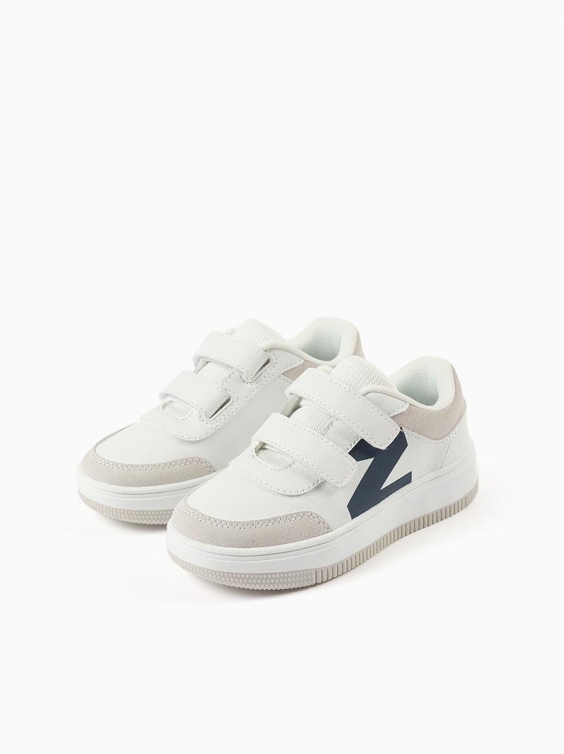 Scarpe da ginnastica con cinghia con chiusura a strappo Bianco - Kiabi