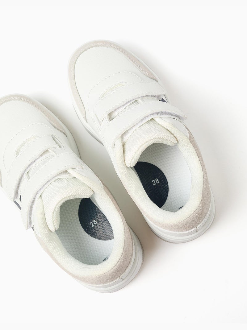 Scarpe da ginnastica con cinghia con chiusura a strappo Bianco - Kiabi