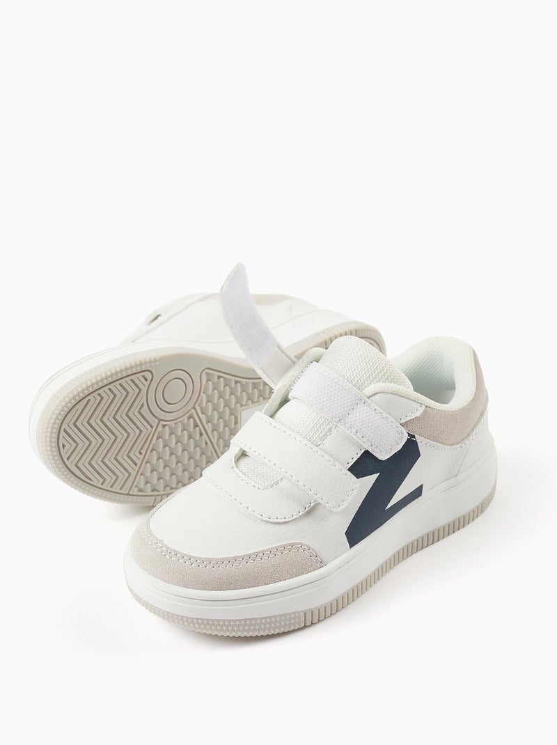 Scarpe da ginnastica con cinghia con chiusura a strappo Bianco - Kiabi