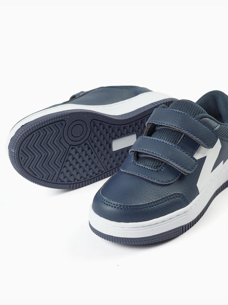 Scarpe da ginnastica con cinghia con chiusura a strappo Blu Blu - Kiabi