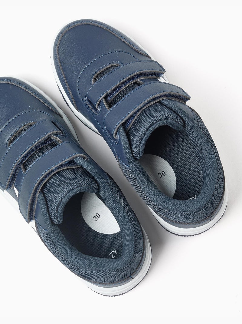 Scarpe da ginnastica con cinghia con chiusura a strappo Blu Blu - Kiabi